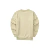 Ležérní svetr s dlouhým rukávem a potiskem loga „Beige“