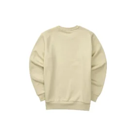 Ležérní svetr s dlouhým rukávem a potiskem loga „Beige“