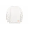 Ležérní svetr s kulatým výstřihem „White“