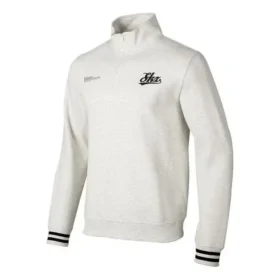 Ležérní svetr s polovičním zipem „White Black“
