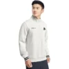 Ležérní svetr s polovičním zipem „White Black“