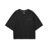 Ležérní tričko s potiskem „Black Red“