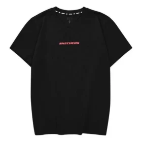 Ležérní tričko s potiskem písmen „Black Red White“