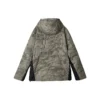 Lifestyle Series Teplá Water Repellent péřová bunda s kapucí „Olive Green Black“