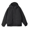 Lifestyle Series Waterproof teplá péřová bunda s kapucí „Černá“