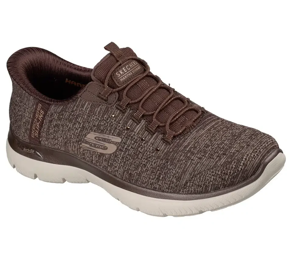 Martha Stewart Skechers Slip-ins: Arch Fit Summits – Soft Shimmer Martha Stewart Skechers Slip-ins: Arch Fit Summits – Soft Shimmer