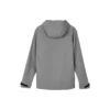 Módní tkaná bunda s kapucí „Grey“