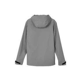 Módní tkaná bunda s kapucí „Grey“