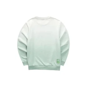 Mikina s gradientovým nápisem „Green White“