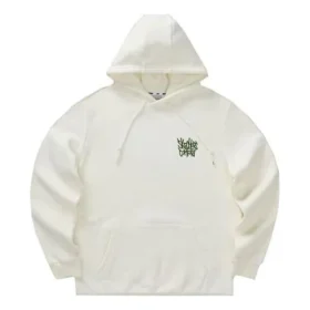 Mikina s kapucí a potiskem „White Green“