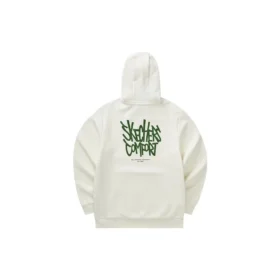 Mikina s kapucí a potiskem „White Green“