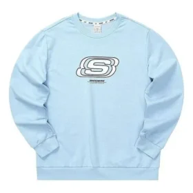 Mikina s kulatým výstřihem z řady Casual „Blue White“