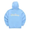 Mikina s potiskem loga „Blue Pink Black White“