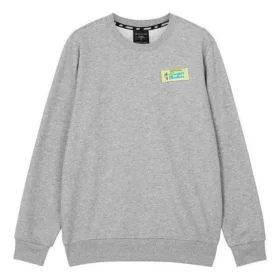 Mikina s potiskem loga „Grey White Black Blue“