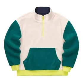 Mikina se stojáčkem a oboustranným provedením ze série Stroll „Beige Green Black Yellow“ Mikina se stojáčkem a oboustranným provedením ze série Stroll „Beige Green Black Yellow“