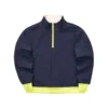 Mikina se stojáčkem a oboustranným provedením ze série Stroll „Beige Green Black Yellow“