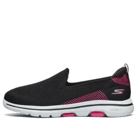 Mokasíny Go Walk 5 „černá, růžová, červená“