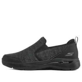 Nízké mokasíny Go Walk Arch Fit, černé