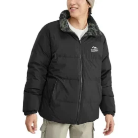 Oboustranná Waterproof péřová bunda „Black“