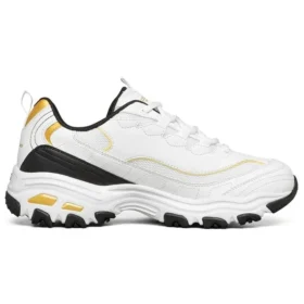 Obuv D‘ Lites 1.0 Low – bílá/černá/zlatá