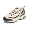 Obuv D‘ Lites Zip Along „White Burgundy Grey“
