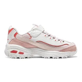 Obuv Dlites Chunky „White Pink Red“