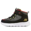 Obuv Microspec Zovox s suchým zipem „Black Grey Red“
