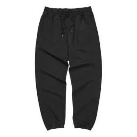 Pletené volnočasové zúžené sportovní kalhoty „Black Teal Navy Green White“