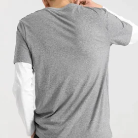 Pánské sportovní tričko Skechers Sport s potiskem abecedy, krátký rukáv, šedé Pánské sportovní tričko Skechers Sport s potiskem abecedy, krátký rukáv, šedé