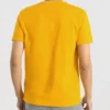 Pánské sportovní tričko Skechers Sport s potiskem abecedy, krátký rukáv, zlatá barva