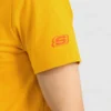 Pánské sportovní tričko Skechers Sport s potiskem abecedy, krátký rukáv, zlatá barva
