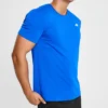 Pánské sportovní tréninkové běžecké tričko s krátkým rukávem Skechers, modré