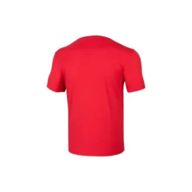 Pánské sportovní tréninkové běžecké tričko s krátkým rukávem Skechers Sport, červené Pánské sportovní tréninkové běžecké tričko s krátkým rukávem Skechers Sport, červené