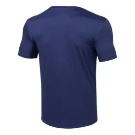 Pánské sportovní tréninkové běžecké tričko s krátkým rukávem Skechers Sport, modré Pánské sportovní tréninkové běžecké tričko s krátkým rukávem Skechers Sport, modré