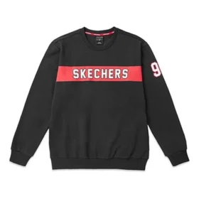 Pánský svetr Skechers s potiskem abecedy, černý