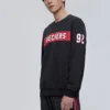 Pánský svetr Skechers s potiskem abecedy, černý