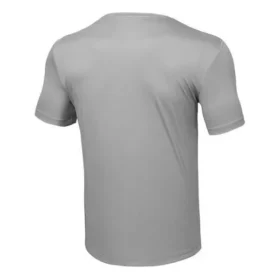 Pánské tréninkové běžecké sportovní pletené tričko s krátkým rukávem Shark Grey Pánské tréninkové běžecké sportovní pletené tričko s krátkým rukávem Shark Grey