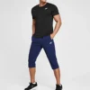 Pánské tréninkové běžecké sportovní tričko s krátkým rukávem Skechers Sport, černé