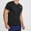 Pánské tréninkové běžecké sportovní tričko s krátkým rukávem Skechers Sport, černé