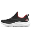 Pohodlné nazouvací boty „Black Red“