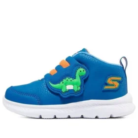 Pohodlná obuv s motivem dinosaurů „Blue Orange“