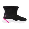 Pohodlné zimní kozačky „Black Pink“