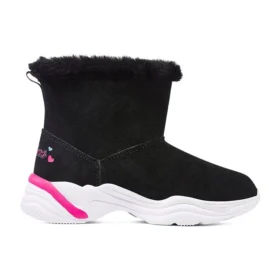 Pohodlné zimní kozačky „Black Pink“ Pohodlné zimní kozačky „Black Pink“