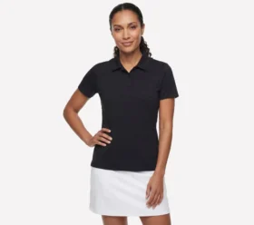 Polo tričko GO GOLF s krátkým rukávem a zipem vpředu