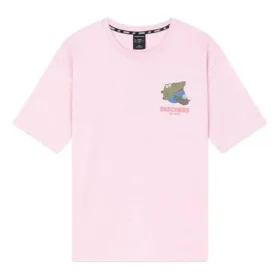 Potisk Prodyšné s krátkým rukávem Unisex Růžová Červená