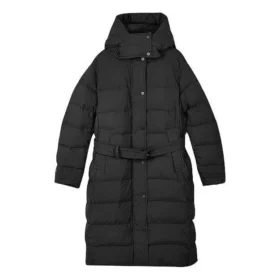 Péřová bunda s kapucí „Black“