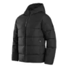 Péřová bunda s kapucí „Black“