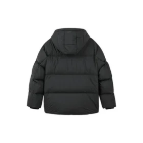 Péřová bunda s kapucí „Black“ Péřová bunda s kapucí „Black“