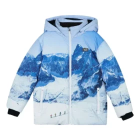Péřová bunda SKX Mountain s potiskem „Blue White“