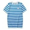 Pruhované tričko „Blue White“